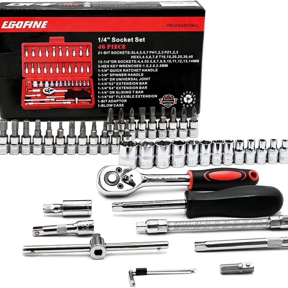 Kit de Ferramentas para Reparação Automotiva em Sistema Métrico com Isolamento de Grau Industrial
