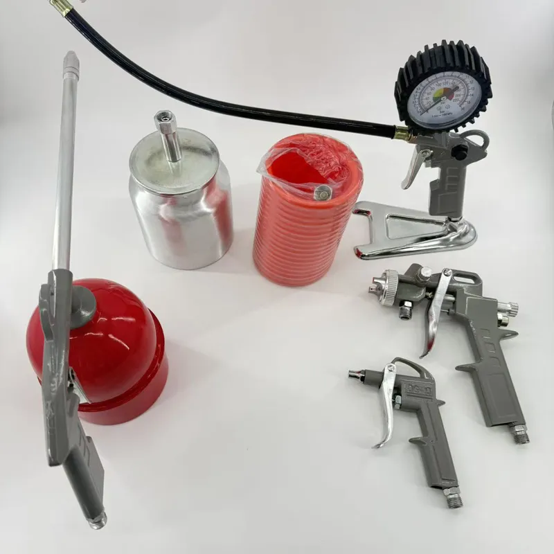 5sets Acessório de Compressor de Ferramenta Profissional Kit de Pistola de Pintura Pneumática para Carro