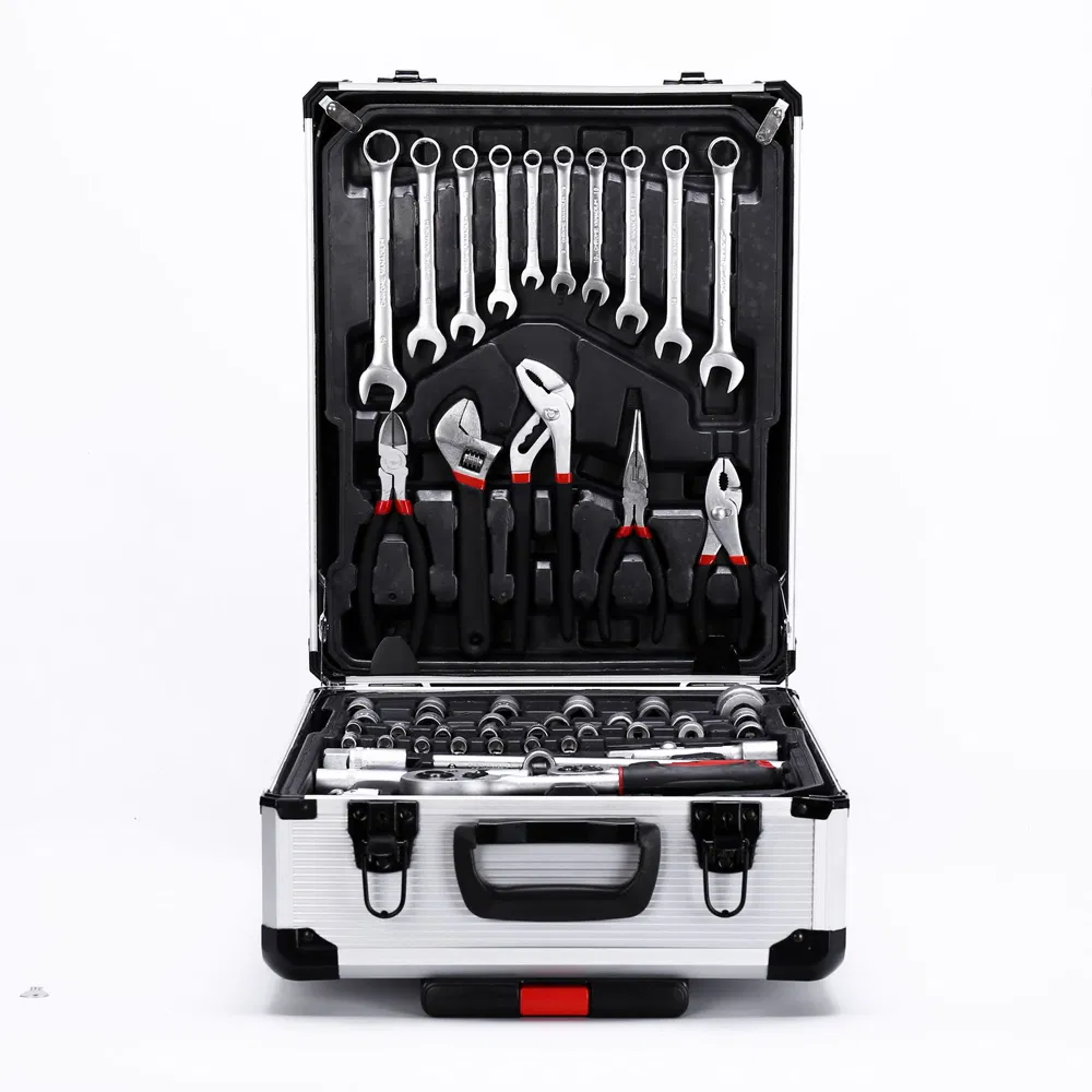 187PCS Kit de Ferramentas para Reparos Gerais em Casa e Automotivos com Estojo de Armazenamento