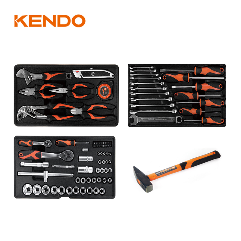 Conjunto de Ferramentas Mecânicas Kendo 86PCS Kits de Ferramentas Manuais Multiuso