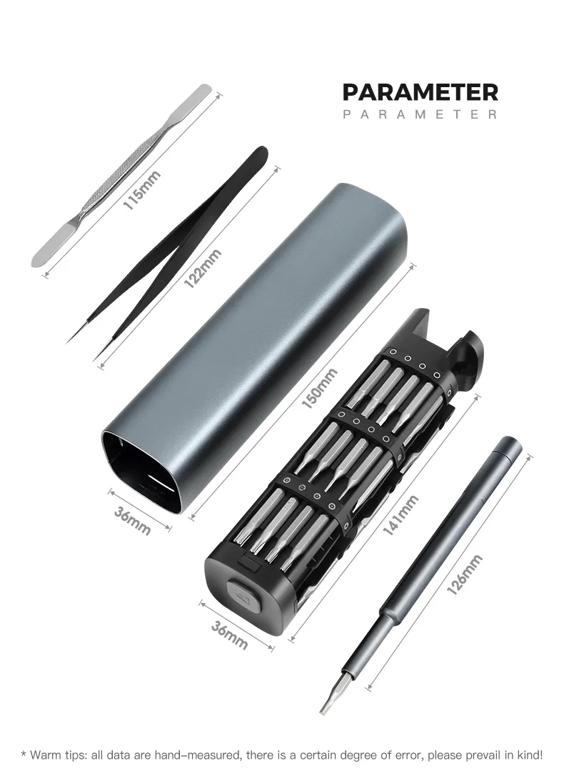 46 em 1 Conjunto de Chaves de Fenda de Pequena Precisão Profissional Kit de Ferramentas de Reparação Magnético Mini para Telefone Computador