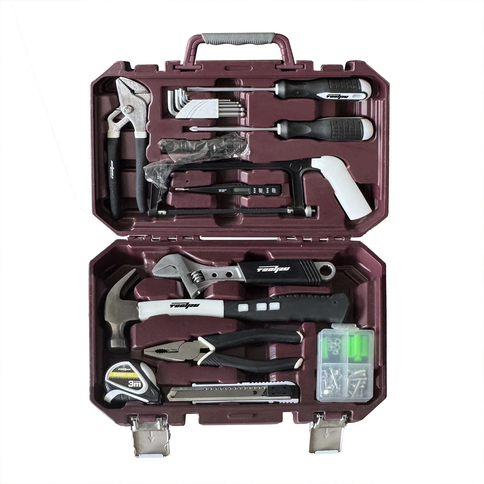 Conjunto de Ferramentas Domésticas Econômicas, Kit Básico Completo de Ferramentas para Inquilinos e Proprietários