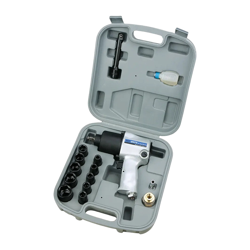 Kit de Ferramentas e Acessórios de Ar 71 Chave de Impacto, Chave de Ar, Esmerilhadeira, Martelo Pneumático, Conexões de Mangueira, Estojo de Armazenamento