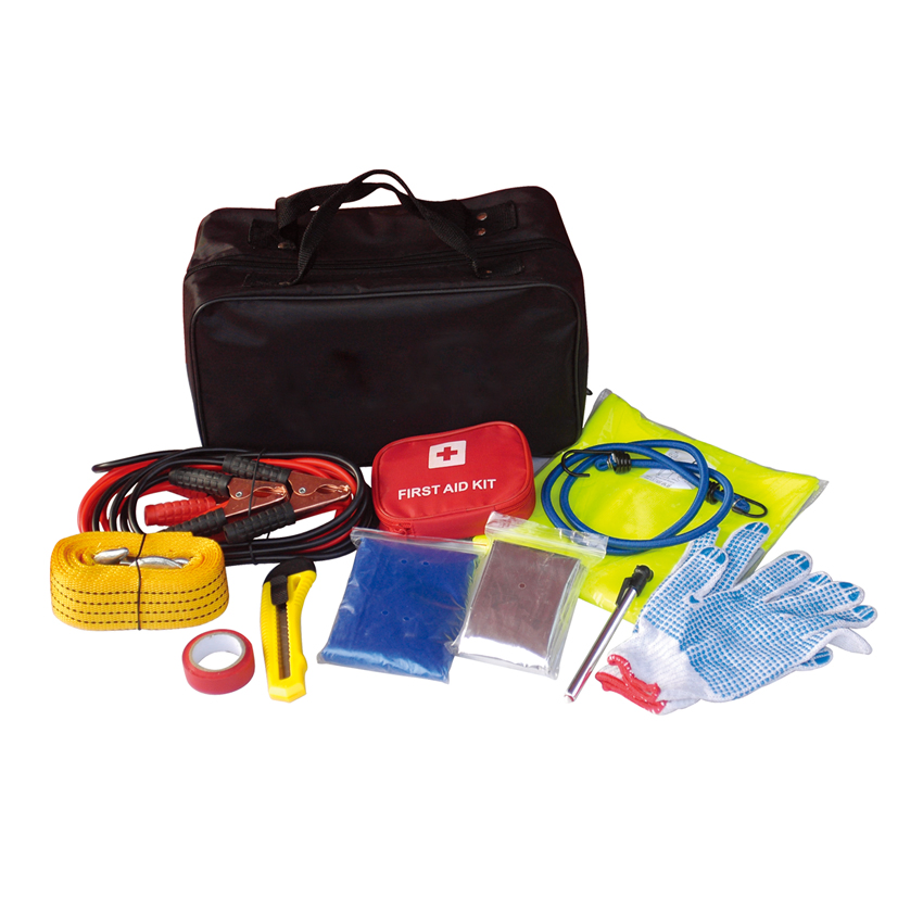 Kit de Emergência para Carro com Ferramentas de Segurança Portátil