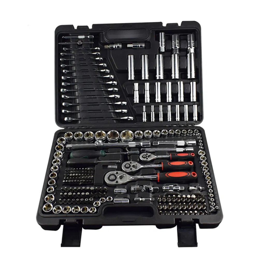 218 Conjunto de Ferramentas para Caixa de Ferramentas de Mão Hardware Automotivo Multitool Reparação Bicicleta Motocicleta para Conjunto de Ferramentas de Carro