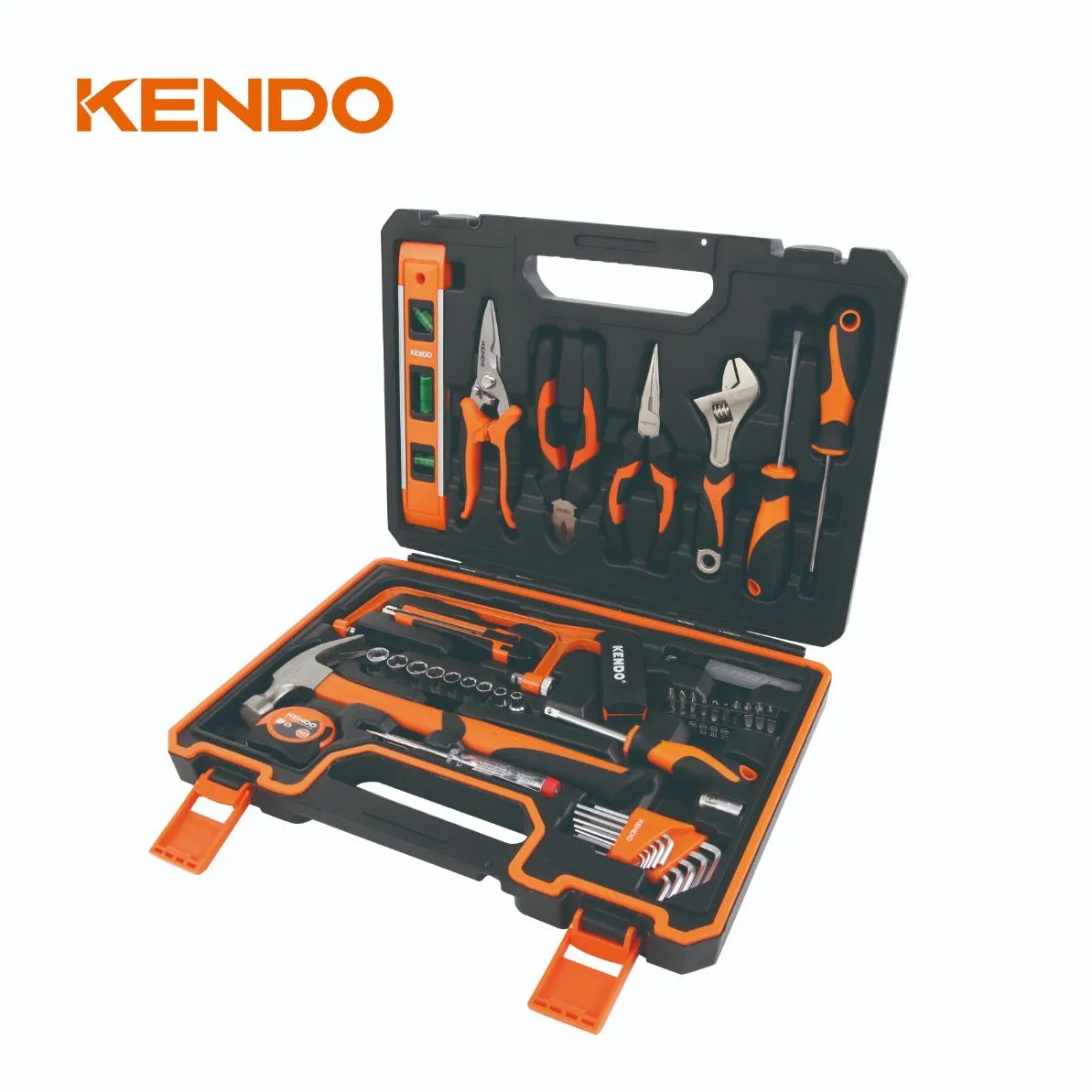 Kendo 64PCS Conjunto de Ferramentas de Manutenção para Uso Doméstico em Caixa BMC