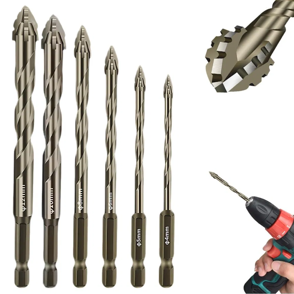 Kit de Ferramentas para Madeira com Abertura Triangular em Ponta de Carboneto de Tungstênio