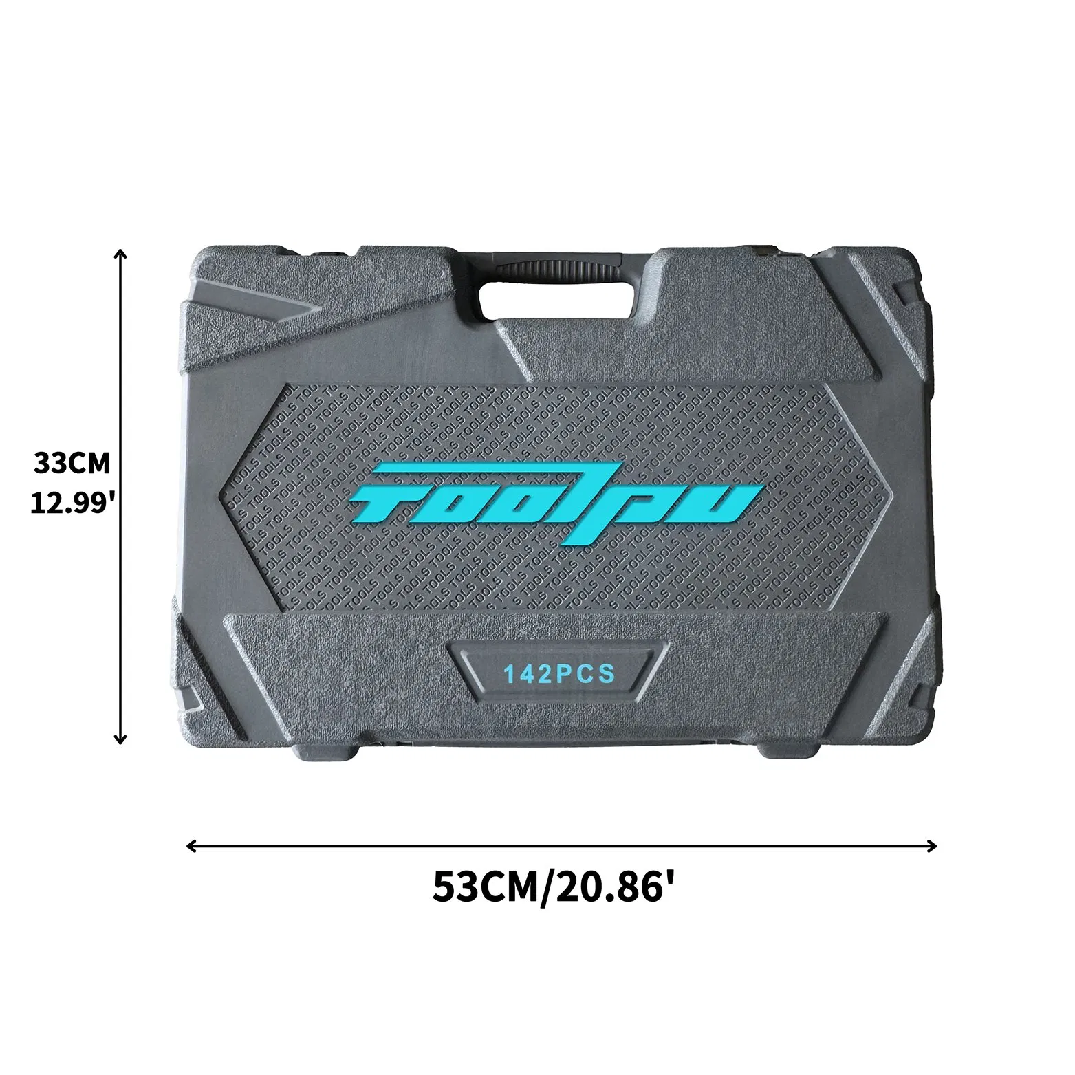 Conjunto de Soquetes de Alta Qualidade 142PCS em Cromo Vanádio (Cr-V), Kit de Ferramentas Manuais Multiuso para Manutenção Industrial e de Carros