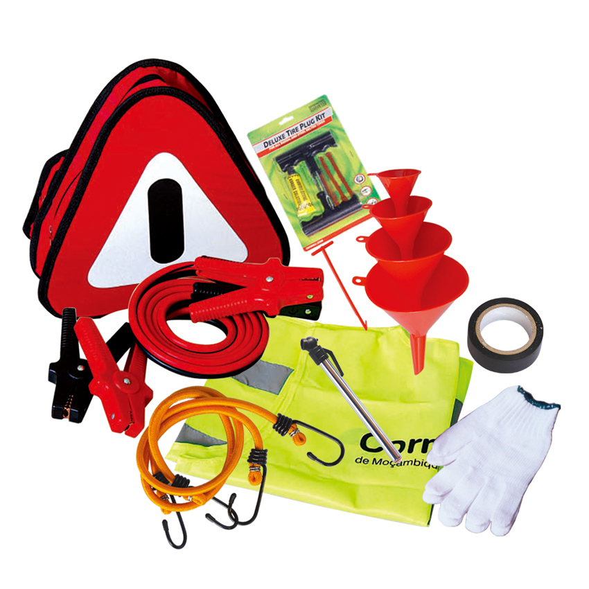 Kit de Ferramentas de Emergência para Segurança Automotiva e Reparos de Primeiros Socorros