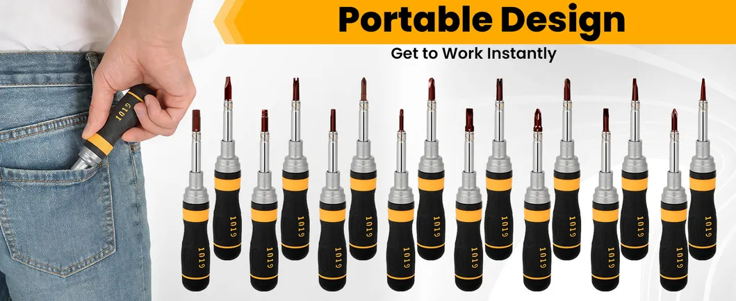 Conjunto de Ferramentas de Chave de Fenda Multi-Bit Versátil para Reparos 19-in-1