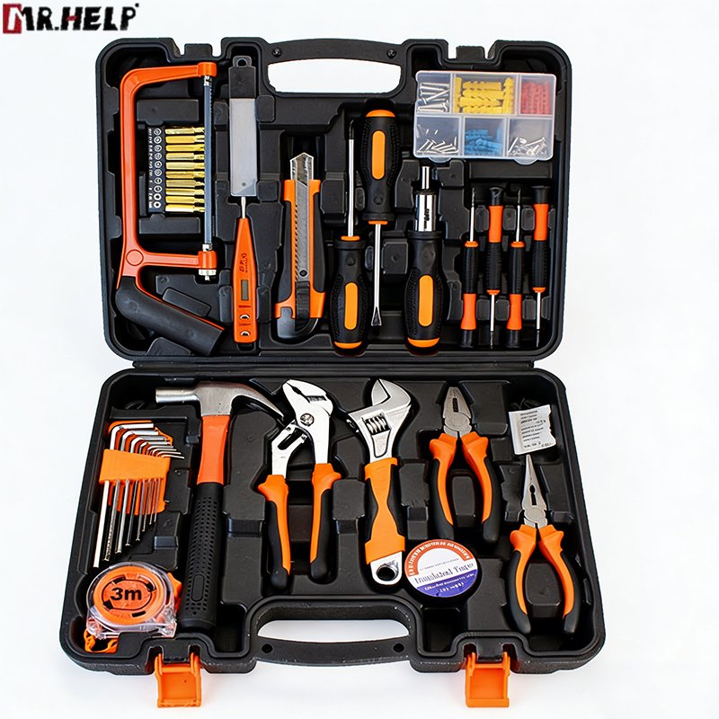 Conjunto de Ferramentas de Reparação Doméstica de Alta Qualidade 38PCS Kit de Ferramentas Manuais para Casa