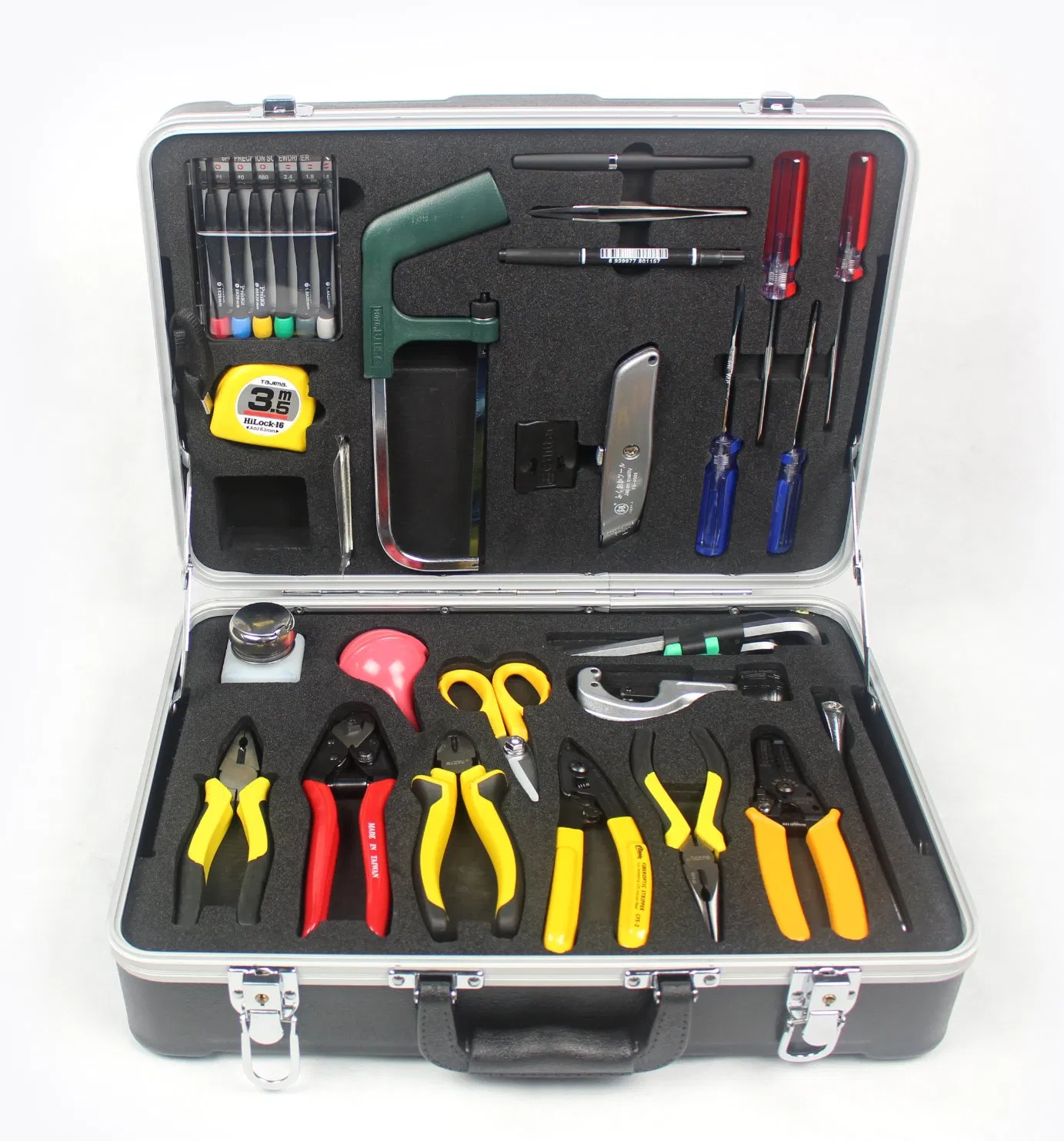 Kit de Ferramentas para Montagem e Terminação de FTTH para Telecomunicações