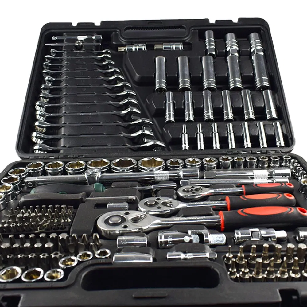 218 Conjunto de Ferramentas para Caixa de Ferramentas de Mão Hardware Automotivo Multitool Reparação Bicicleta Motocicleta para Conjunto de Ferramentas de Carro