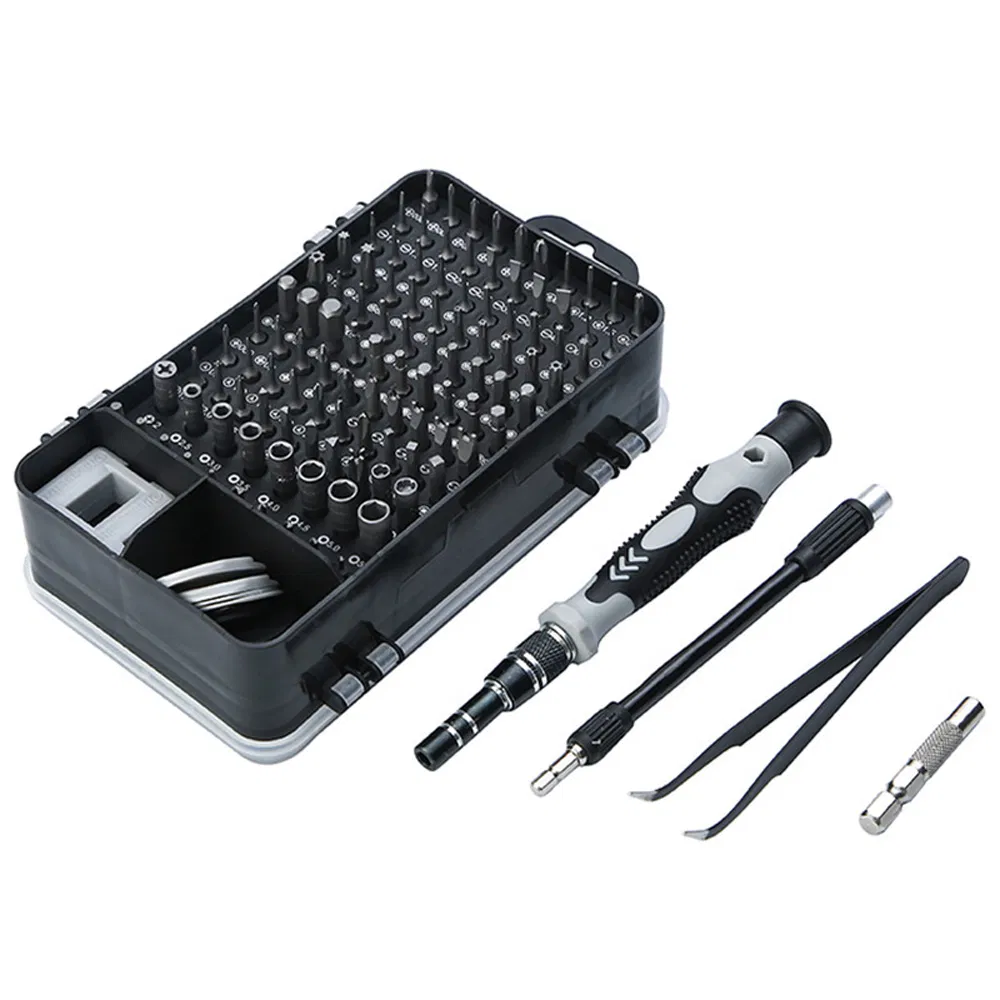 124 em Um Conjunto de Chaves de Fenda Kit de Ferramentas Ferramentas Móveis de Precisão Multi Bit Reparação de Celulares