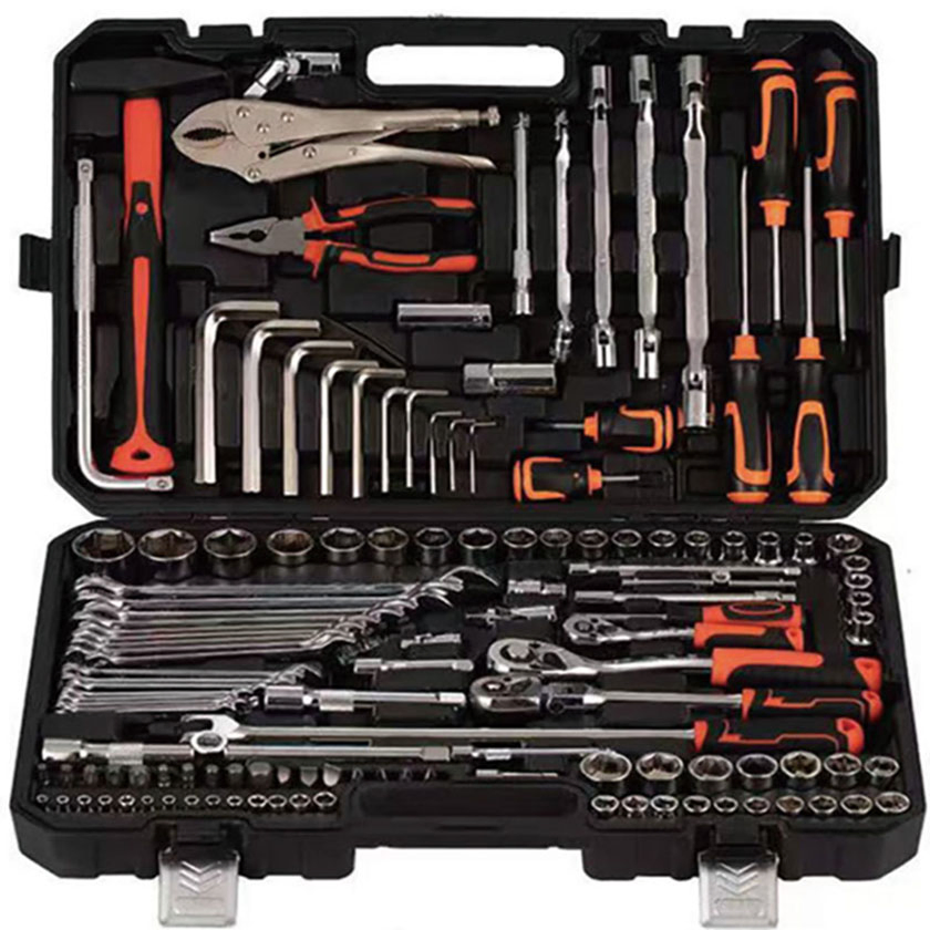 Conjunto de Ferramentas Manuais em Estoque para Reparos Automotivos, Kit de Ferramentas para Oficina