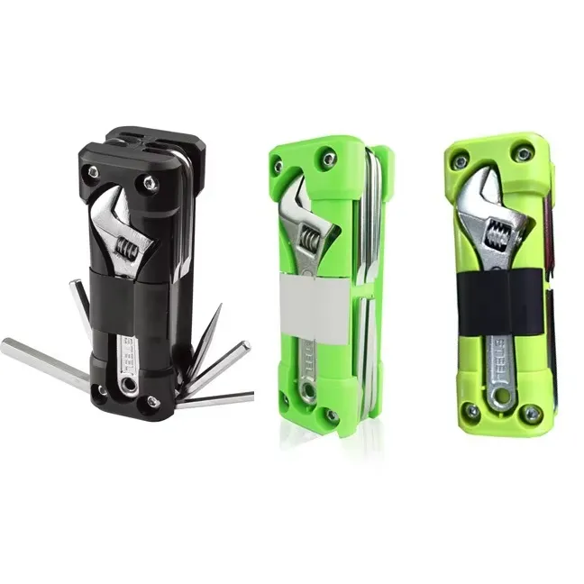Conjunto de Ferramentas de Reparação de Bicicleta Versátil com Ferramentas para Reparação de Pneus, Chave de Fenda e Corrente para Bicicletas de Montanha e de Estrada