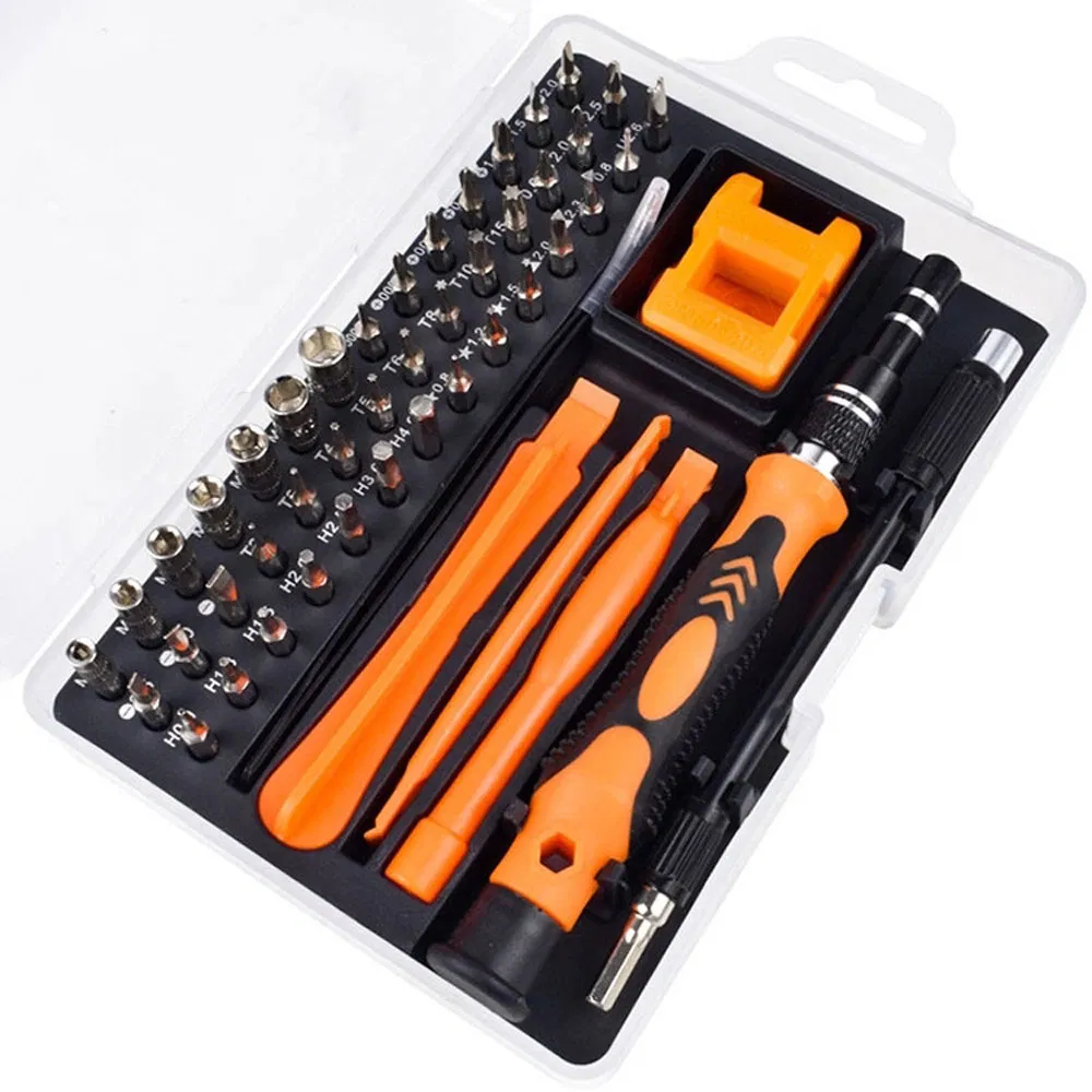 52 em Conjunto de Ferramentas de Chave de Fenda Multifuncional Conjunto de Ferramentas de Aço Combinação Ferramentas de Hardware Mini Chave de Fenda Conjunto de Reparação Móvel Conjunto de Ferramentas Chave de Fenda de Precisão