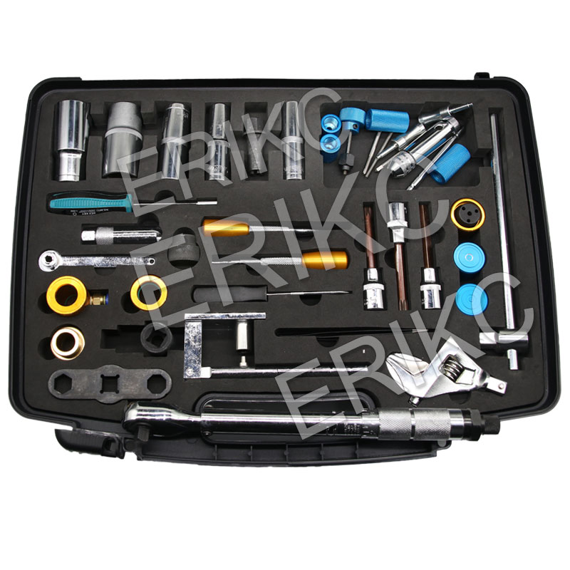 Kit de Ferramentas para Reparo de Injetores de Combustível Diesel com Sistema de Rail Comum 40 PCS