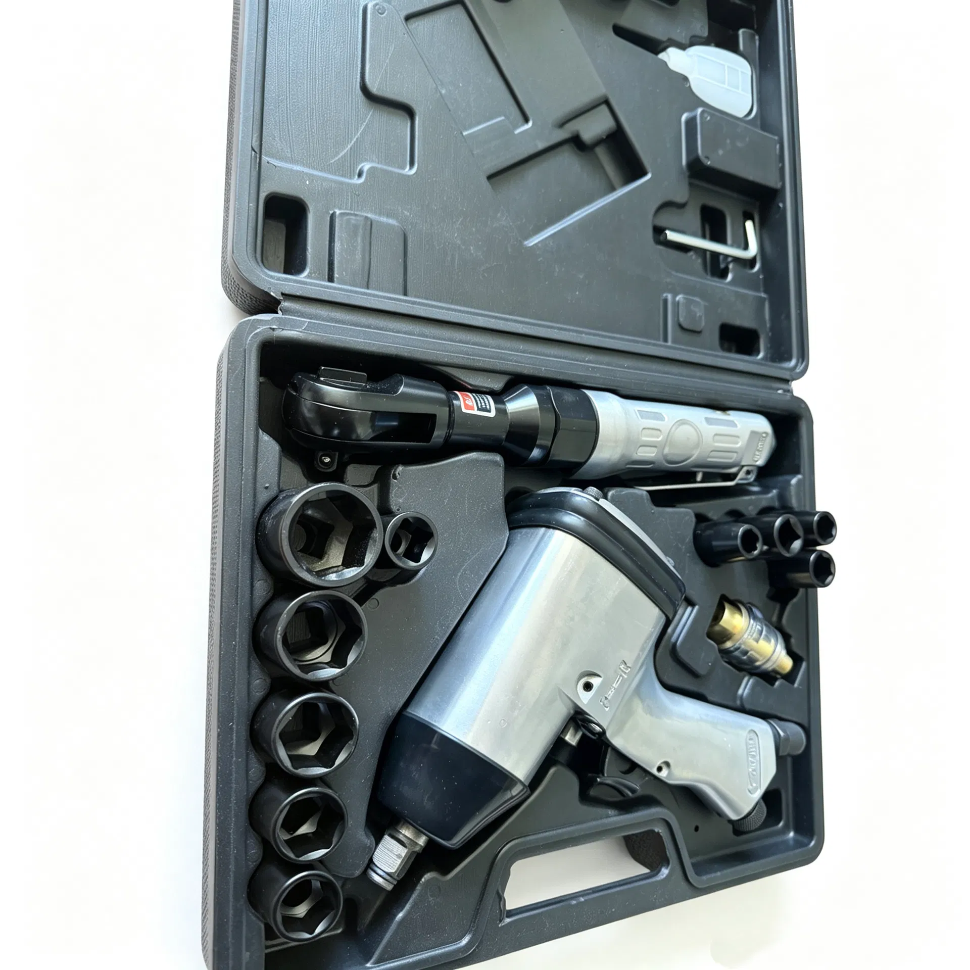 2PCS Conjunto de Ferramentas Pneumáticas Chave de Impacto a Ar para Oficina