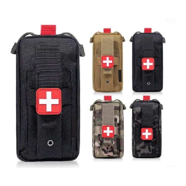 Kit de Primeiros Socorros Tático Bolsa IFAK para Torniquete de Emergência e Bandagem