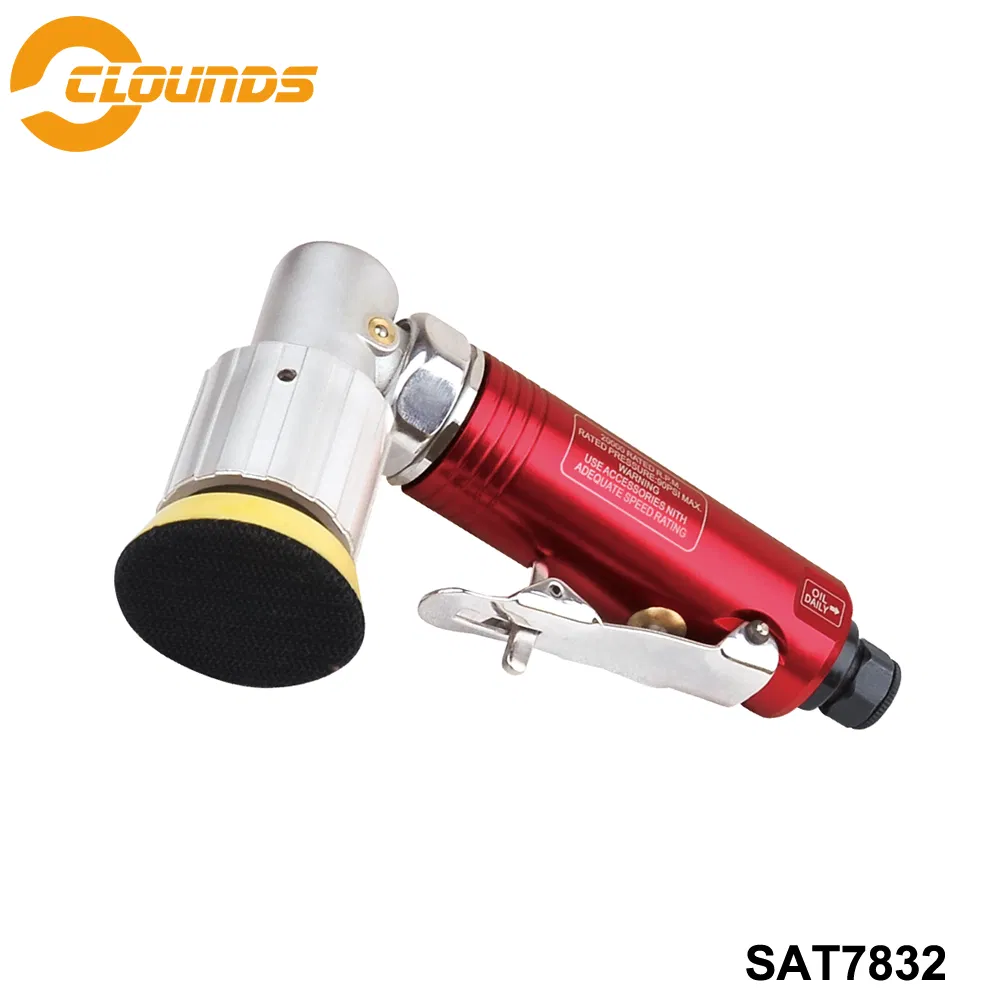 Kit de Máquina Orbital Aleatória Pneumática Mini Lixadora Polidora a Ar