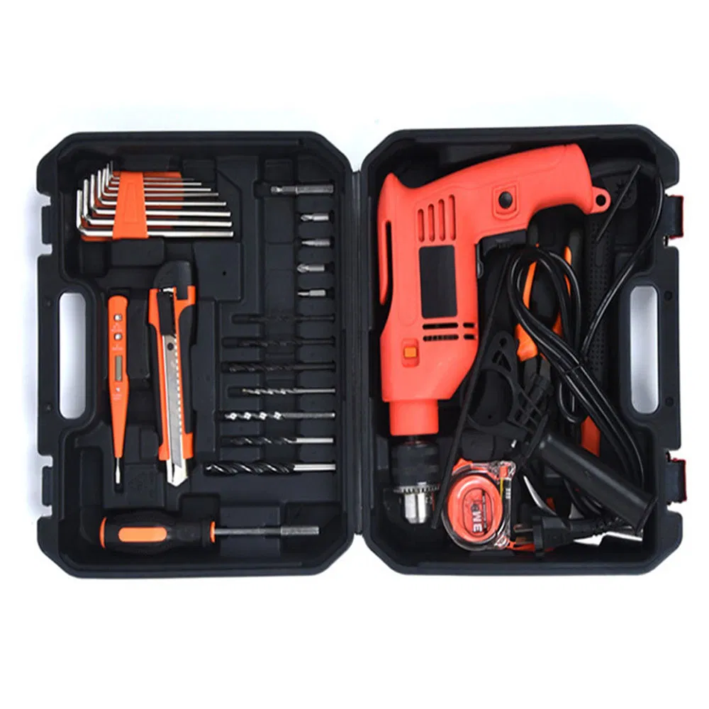 31 Conjunto de Ferramentas de Hardware Multi Função Chave de Fenda Elétrica Conjunto de Furadeira Ferramentas para Reparos Domésticos Eletricista Marcenaria Caixa de Ferramentas de Hardware
