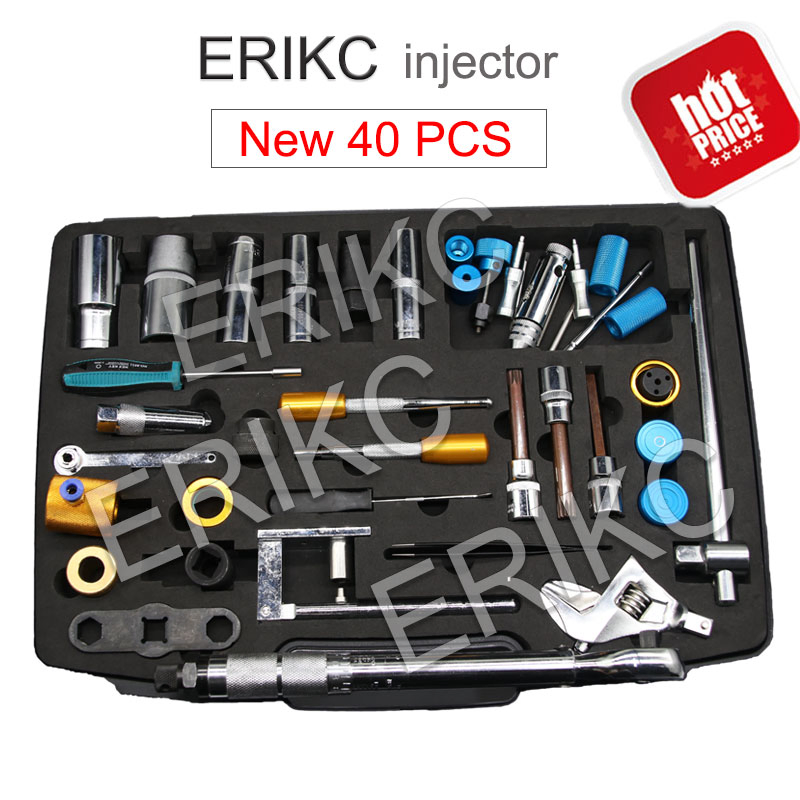 Kit de Ferramentas para Reparo de Injetores de Combustível Diesel com Sistema de Rail Comum 40 PCS