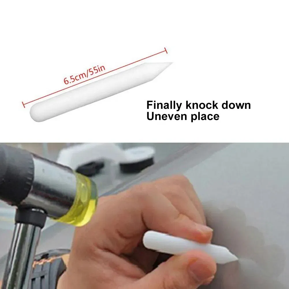 Conjunto de ferramentas para reparo de amassados em carros sem pintura, ferramenta de conserto de danos na carroceria, puxador de ponte para remoção de amassados, tabs de cola, ferramentas de reparo manuais