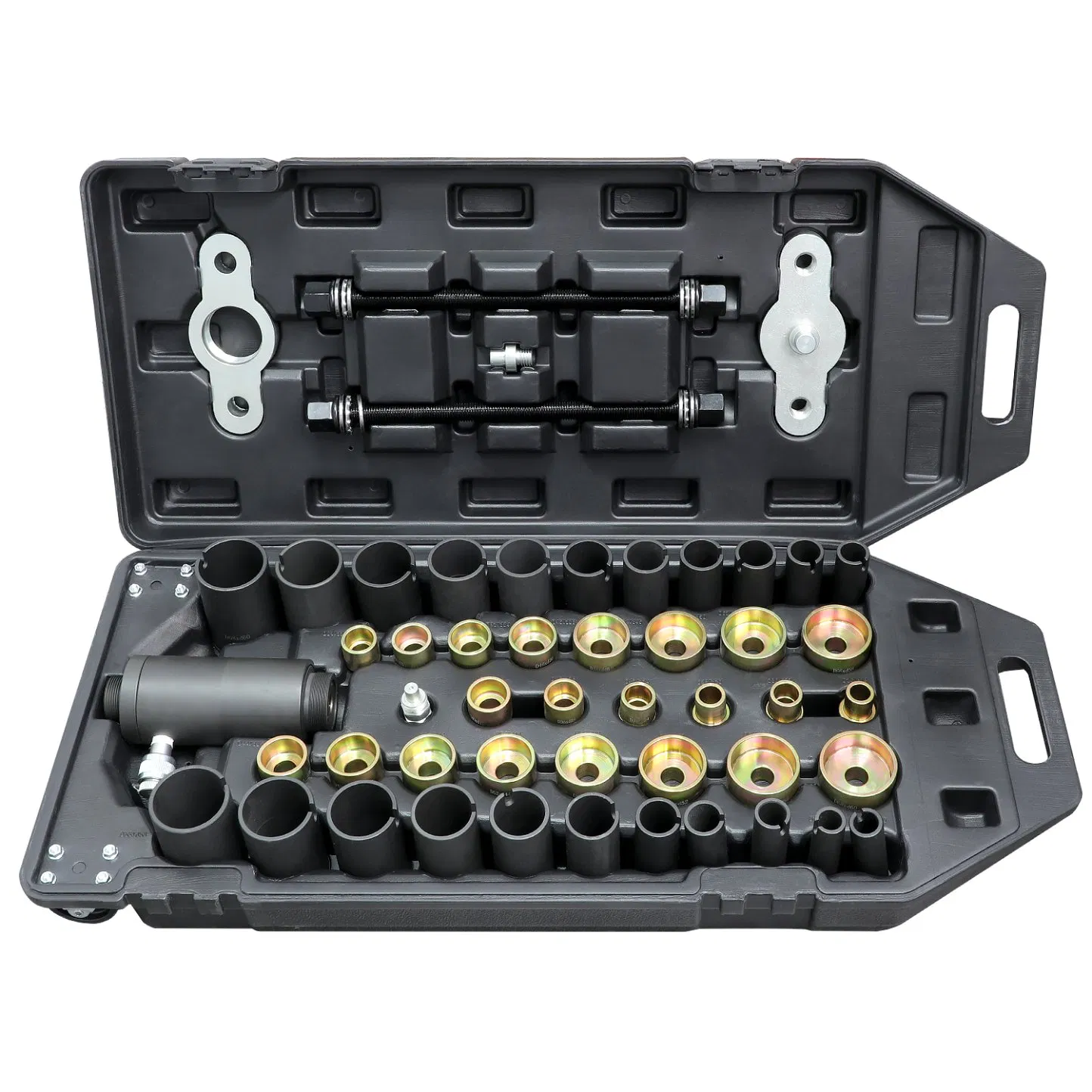 51PCS Universal 18.2 Conjunto de Ferramentas para Remoção e Instalação de Bushing de Rolamento Hidráulico com Estrutura de Prensa para Reparos Automotivos Ferramentas Profissionais com CE/ISO