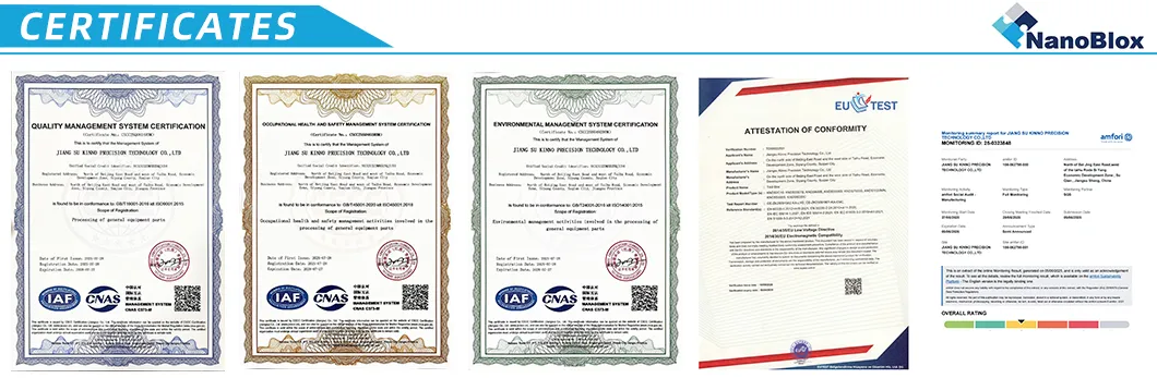 Certificados de Qualidade