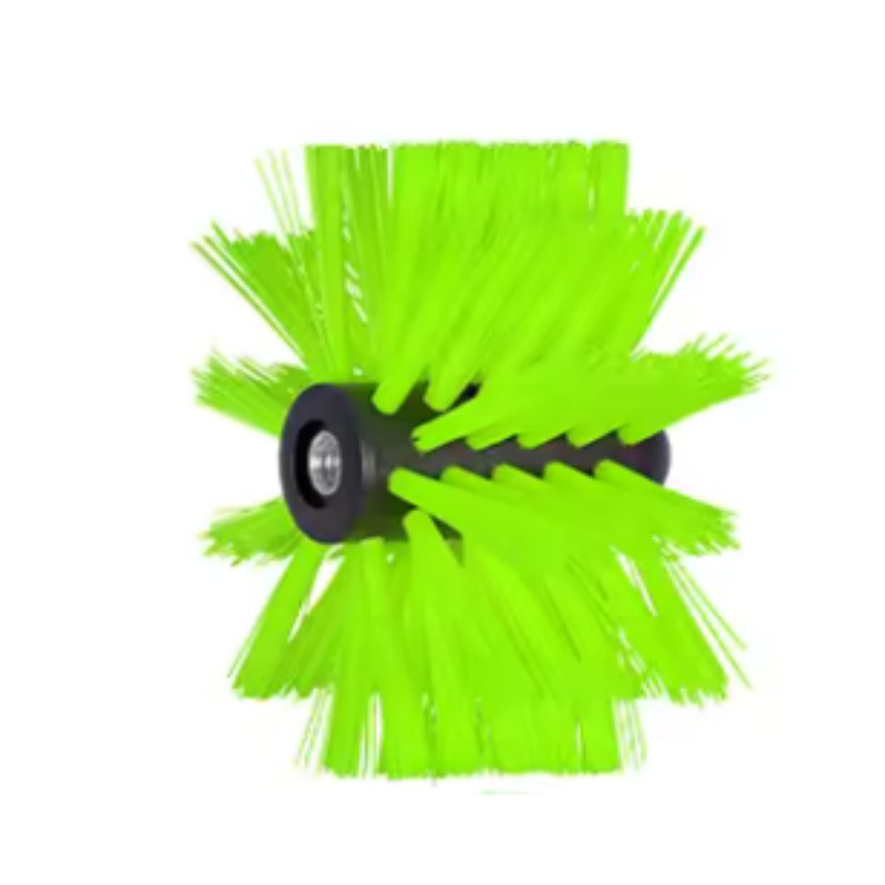 Kit de limpeza de chaminé durável com escova de limpeza de parede interna de tubo de nylon verde para remoção de fiapos