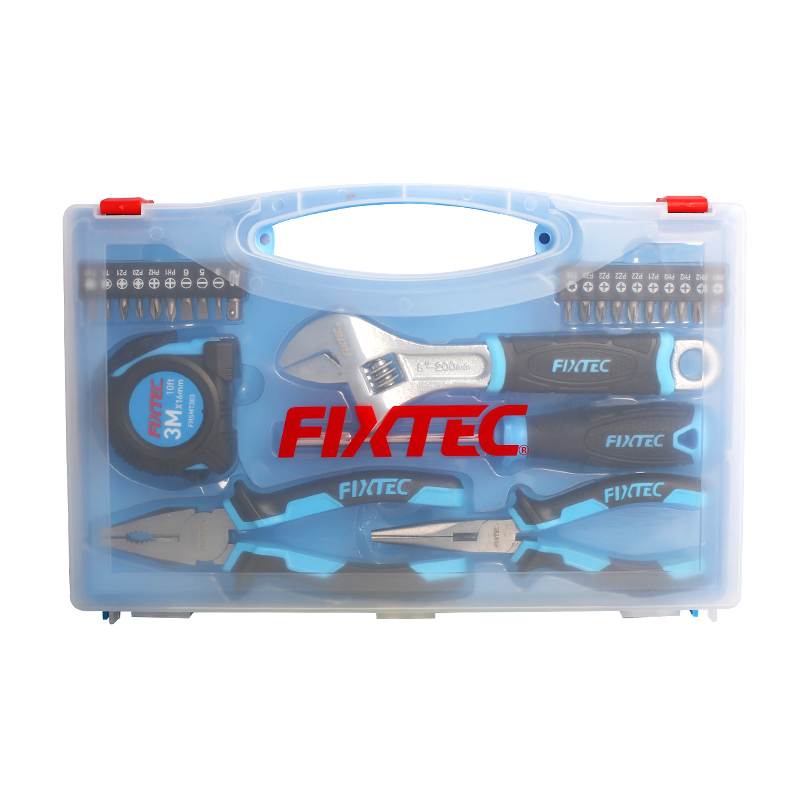 Conjunto de Ferramentas de Reparação de Carro Multi Funcional Fixtec 25PCS Conjunto de Chaves Conjunto de Ferramentas de Reparação Mecânica Conjunto de Chaves de Soquete
