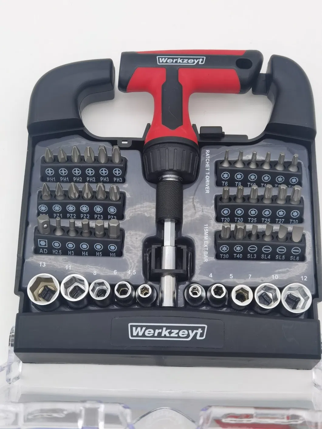 Conjunto de Ferramentas de Reparação de Automóveis com Cabo em T 48PCS - Detalhe 6