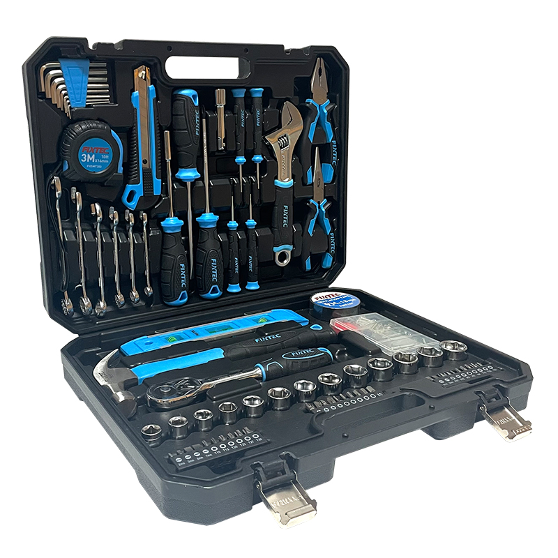 Conjunto de Chaves de Soquete Fixtec 234PCS Fabricantes Atacado Conjunto de Ferramentas de Reparação Mecânica Conjunto de Ferramentas Manuais