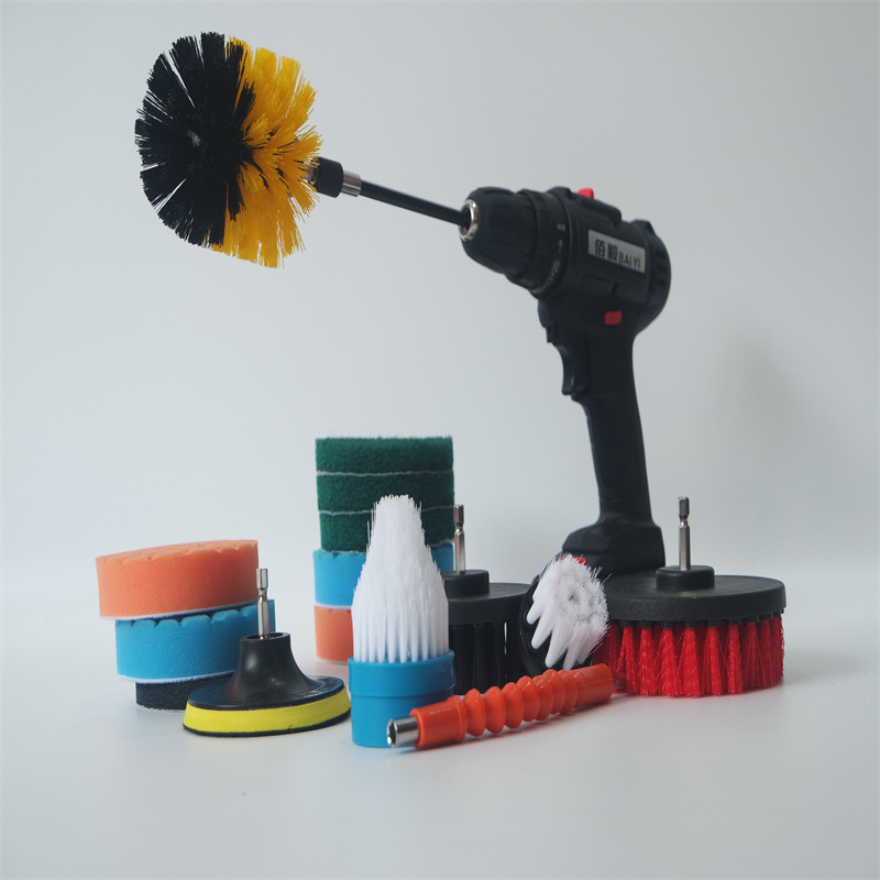 Kit de Escovas de Limpeza para Furadeira de Uso Familiar 3PCS Escova de Limpeza para Furadeira para Limpeza de Carros