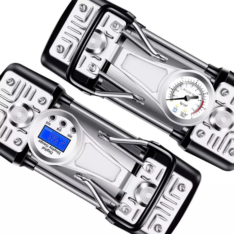 Manutenção de Emergência Carro Duplo Cilindro Portátil Rápido Reabastecimento de Ar Pneus Ferramenta Veicular Bomba de Ar Infladores de Pneus