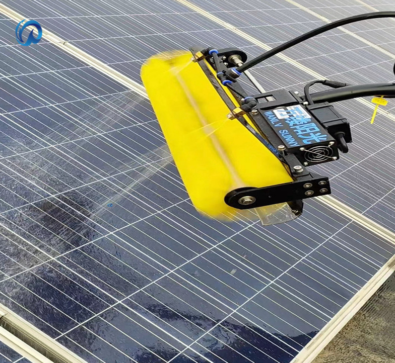 Kit de Escova de Limpeza de Painéis Solares Profissional com 12FT Cabo de Extensão