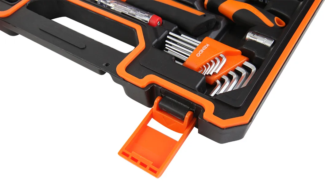 Kendo 64PCS Conjunto de Ferramentas de Manutenção para Uso Doméstico em Caixa BMC