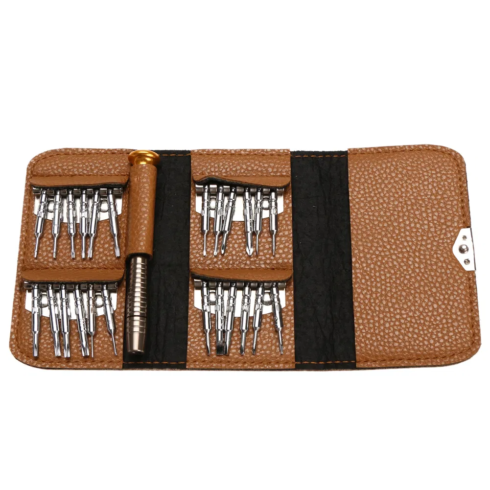 Conjunto de Chaves de Precisão Mini 25 em 1 Kit de Ferramentas de Reparação de Abridores de Chaves Torx Eletrônicas para iPhone Câmera Relógio Tablet PC