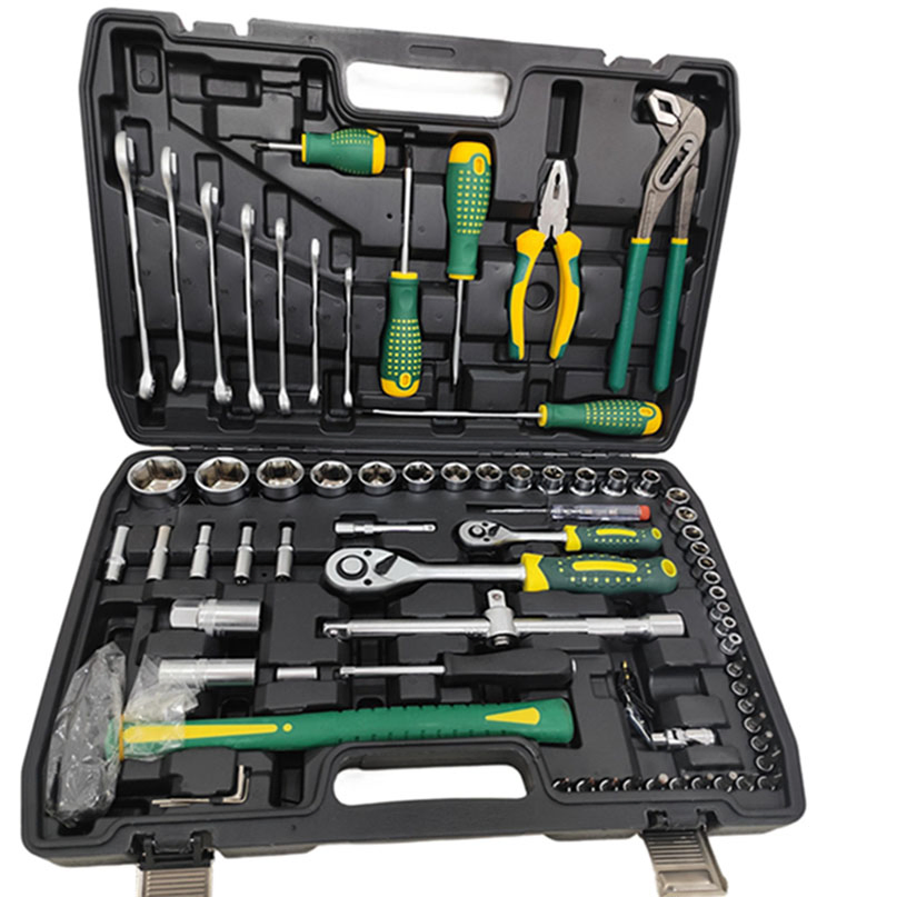 Kit de Ferramentas Abrangente para Manutenção de Veículos e Jardins
