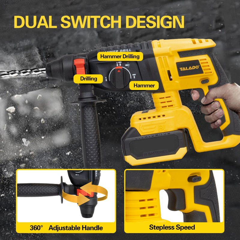 Conjunto Profissional 3in1 de Ferramentas Elétricas com Design Ergonômico para Conforto no Manuseio