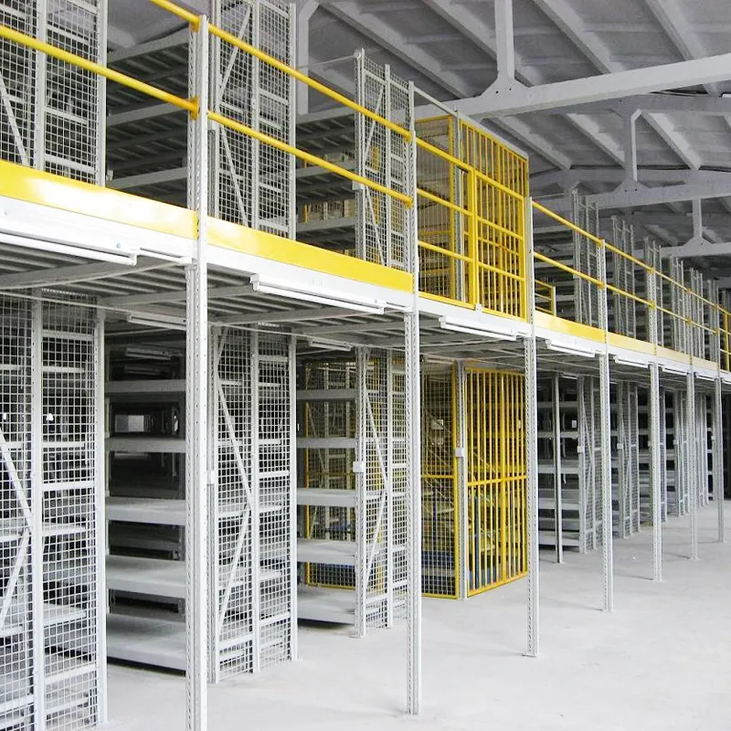 Kit Completo de Corrimão de Segurança Galvanizado para Plataformas Mezanino de Alta Resistência