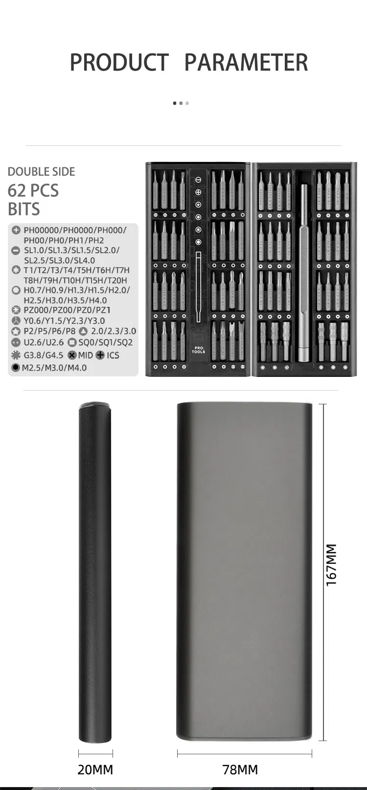 63 em 1 Conjunto de Chaves de Fenda Ferramentas de Chave de Fenda Precisão Mini Ferramenta Kit para Celular iPhone Reparação de Telefone Celular