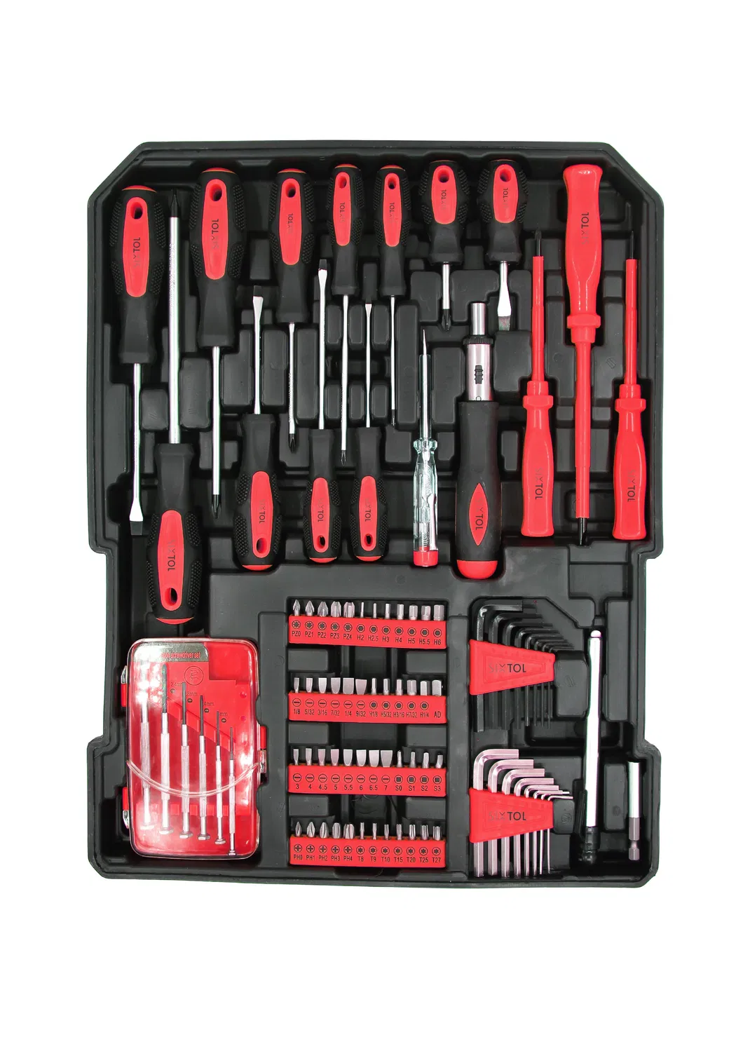186PCS Conjunto de Ferramentas Mecânicas Profissionais Ferramentas Manuais