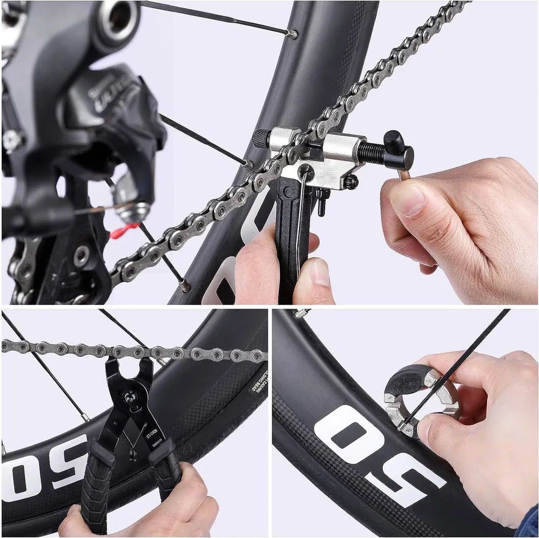Kit de Ferramentas para Reparação de Bicicleta G-Carve Bikehand com Chave de Torque