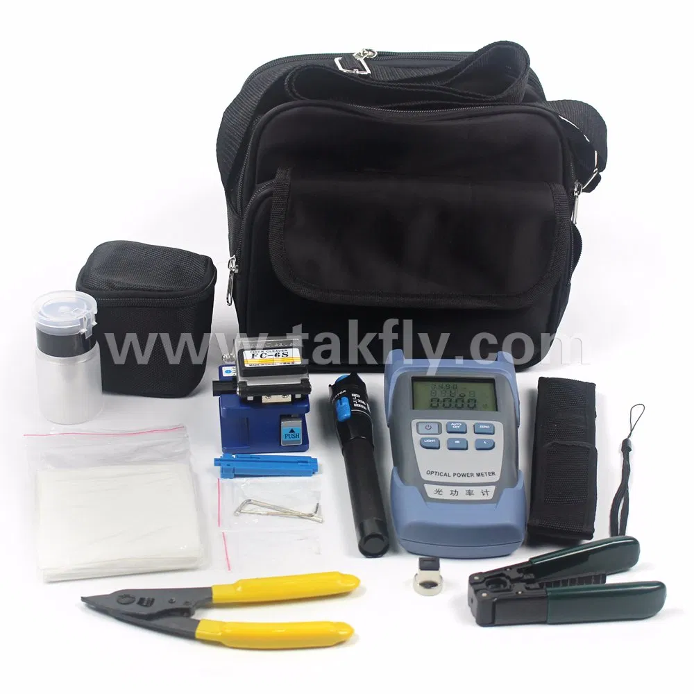 Kit de Ferramentas para Montagem e Terminação de FTTH para Telecomunicações
