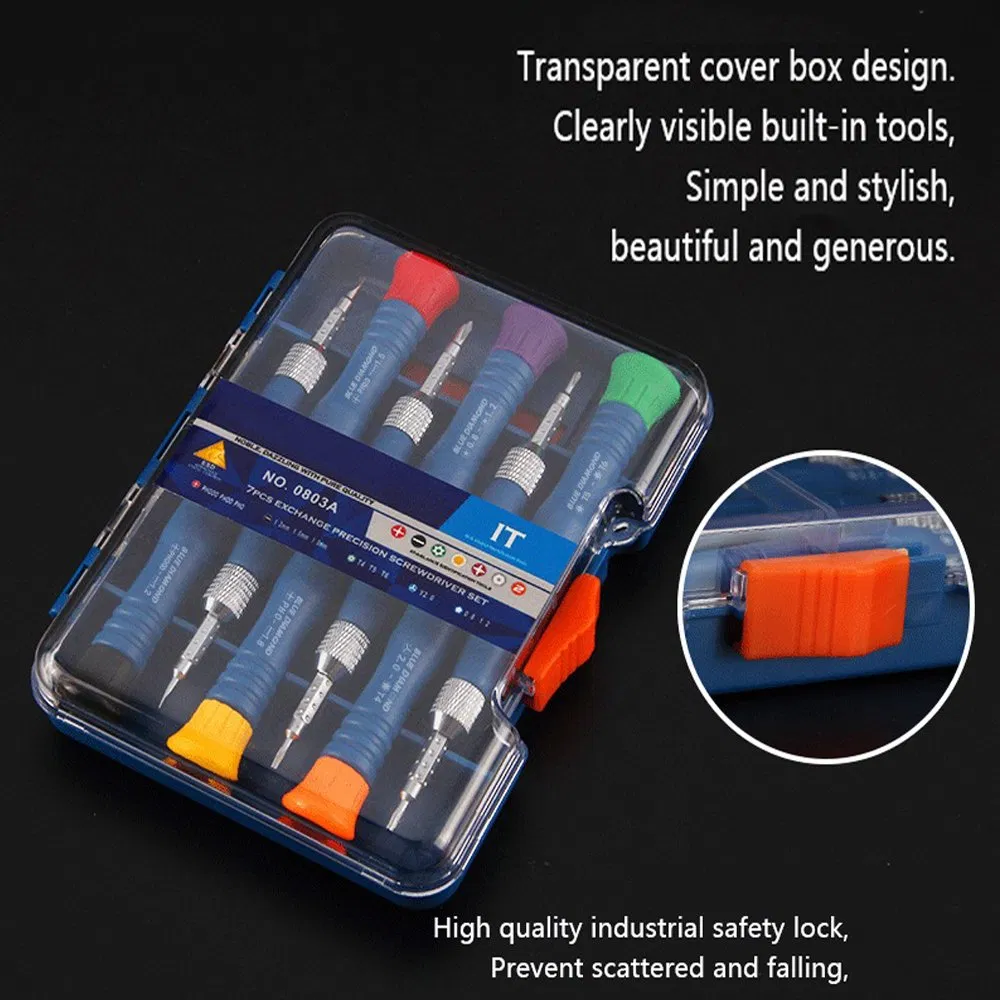 Conjunto de Chaves de Precisão de Alta Intensidade para Reparação de Ferramentas, Conjunto de Ferramentas para Presentes, Kit de Ferramentas Manuais, Ferramentas para Manutenção de Telefone Móvel