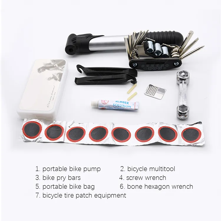Kit de Ferramentas Multifunção para Manutenção de Bicicleta de Montanha