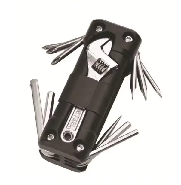 Conjunto de Ferramentas de Reparação de Bicicleta Versátil com Ferramentas para Reparação de Pneus, Chave de Fenda e Corrente para Bicicletas de Montanha e de Estrada
