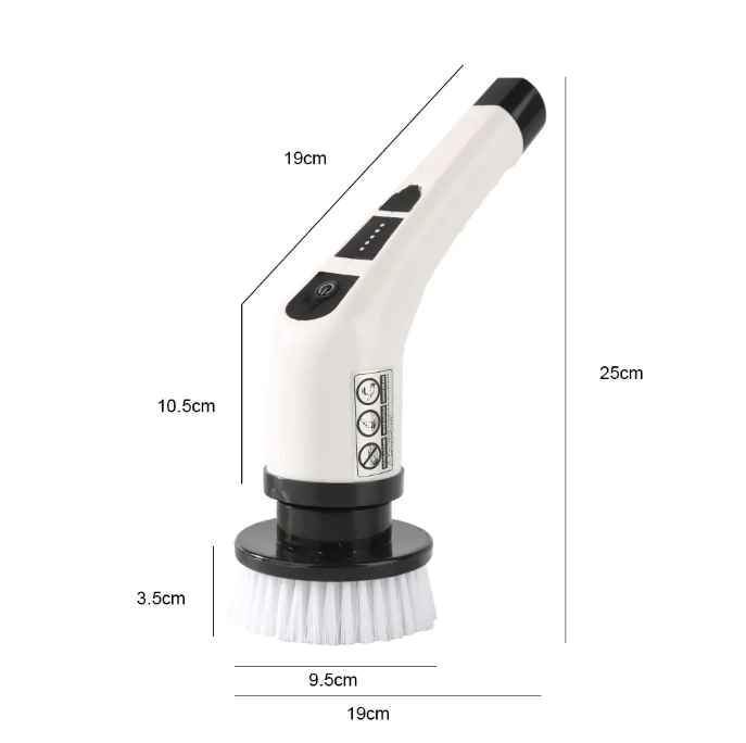 Kit de Limpeza Elétrica Long Reach Recarregável Escova de Limpeza Elétrica Multiuso